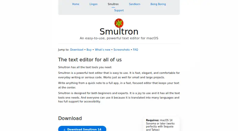 Smultron's own site