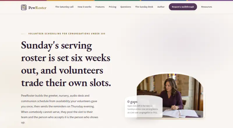 PewRoster's own site