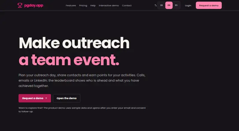 PGday's own site