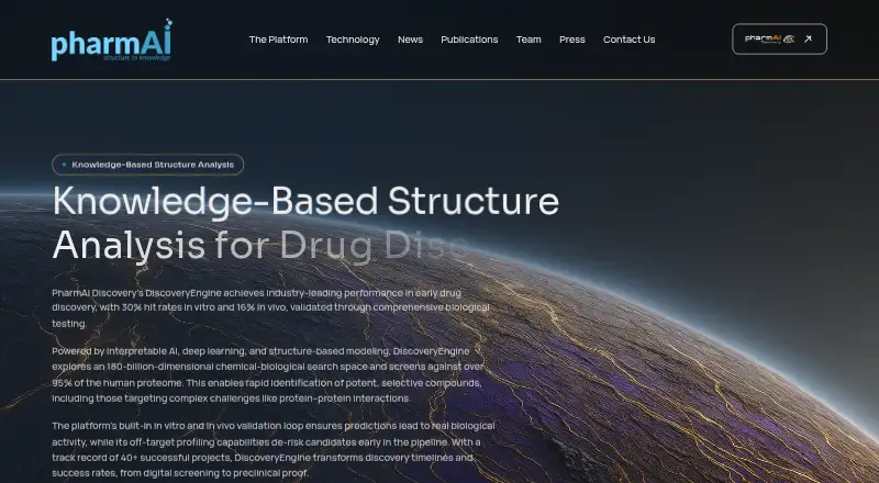 PharmAI DiscoveryEngine's own site