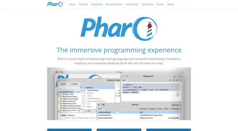 Pharo's own site