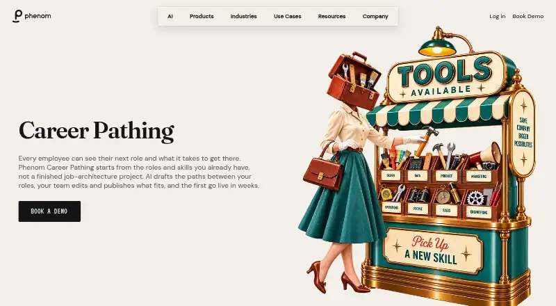 Phenom Career Pathing's own site