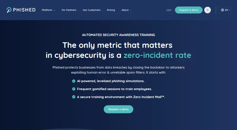 Phished's own site