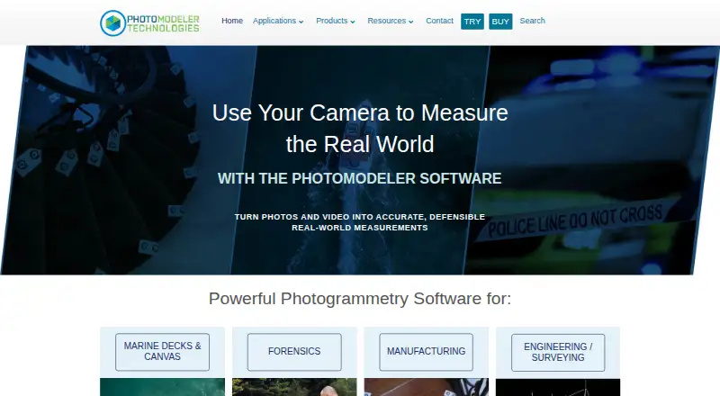 PhotoModeler's own site