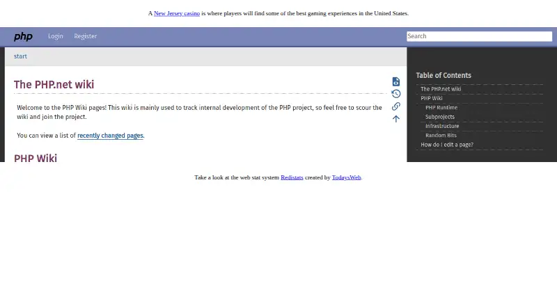 PhpWiki's own site