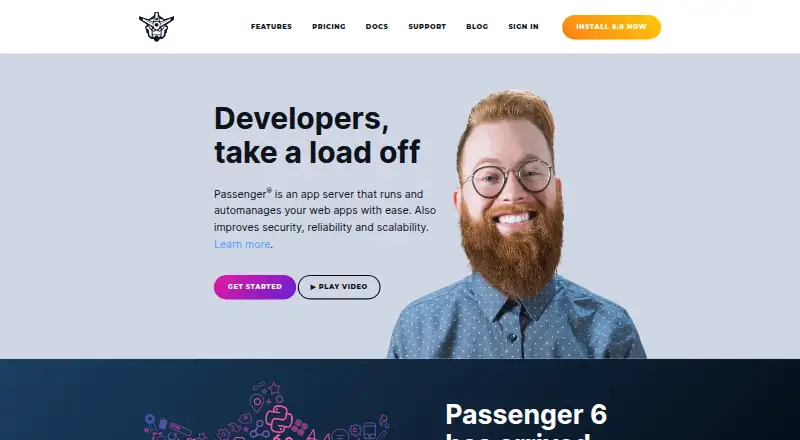 Phusion Passenger's own site