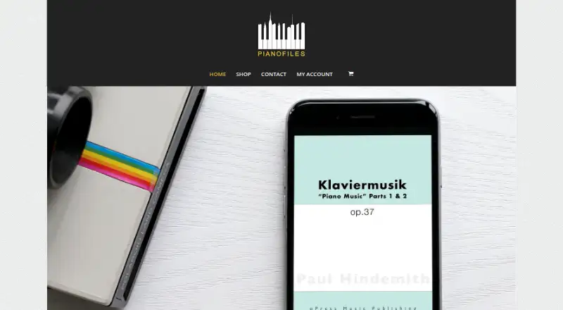 Piano Files's own site