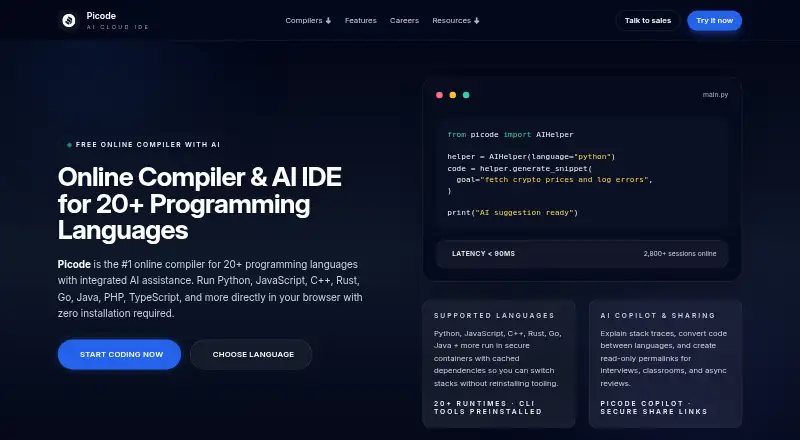 Picode's own site
