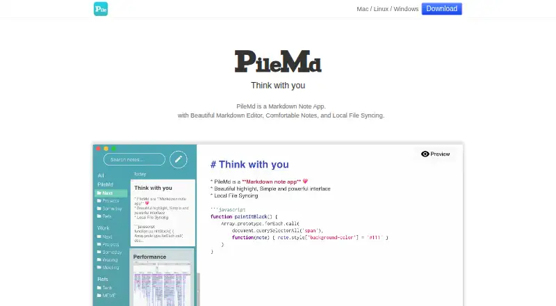 PileMd's own site