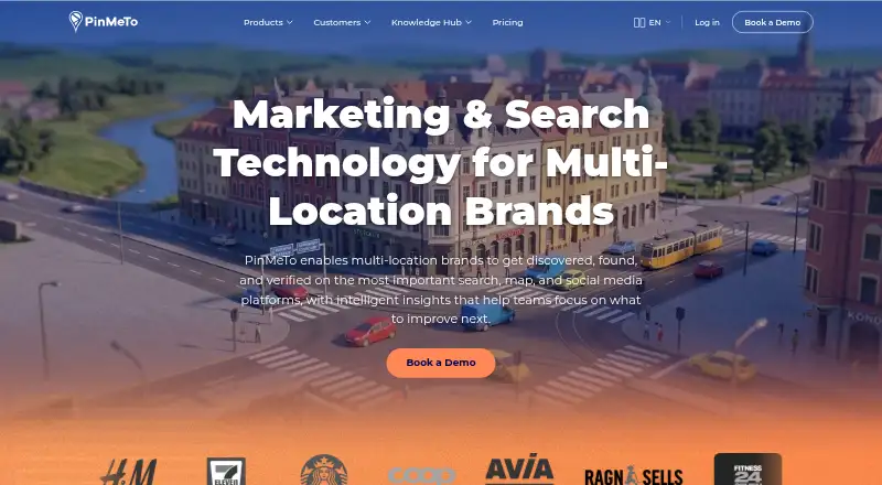 PinMeTo's own site