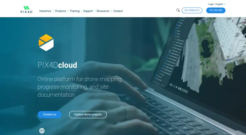 PIX4Dcloud's own site