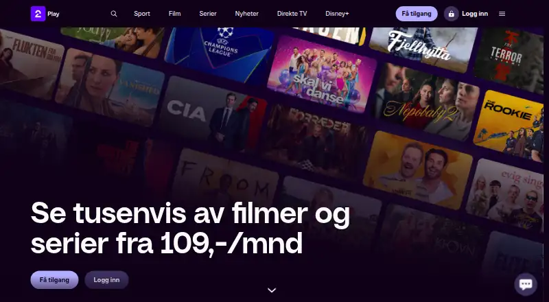 TV 2 Play's own site