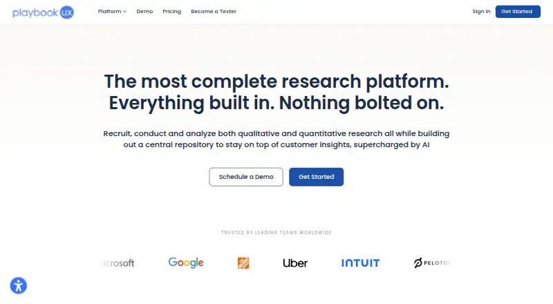 PlaybookUX's own site
