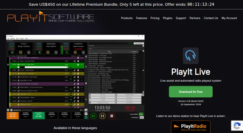 PlayIt Live's own site