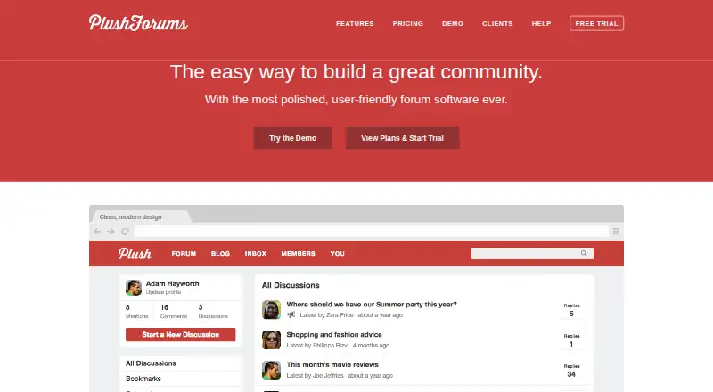 PlushForums's own site