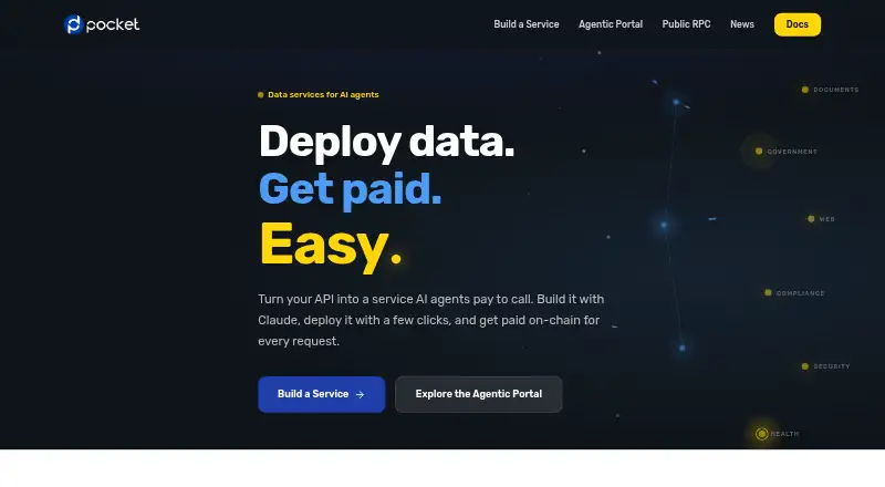 Pocket Network's own site