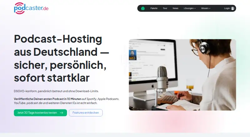 podcaster.de's own site