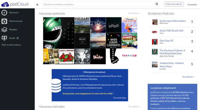 podCloud's own site