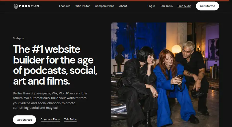 Podspun's own site