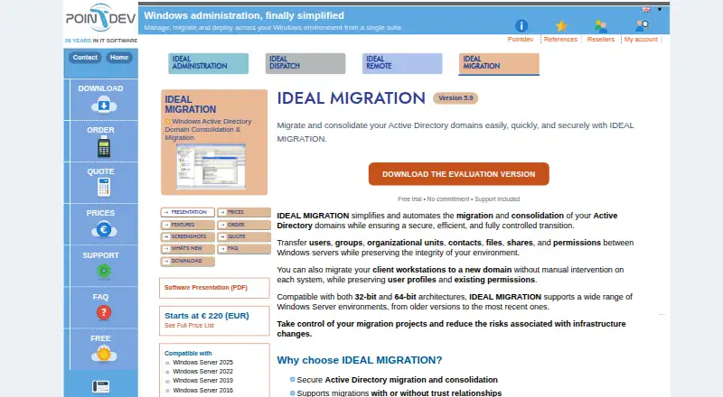 IDEAL Migration's own site