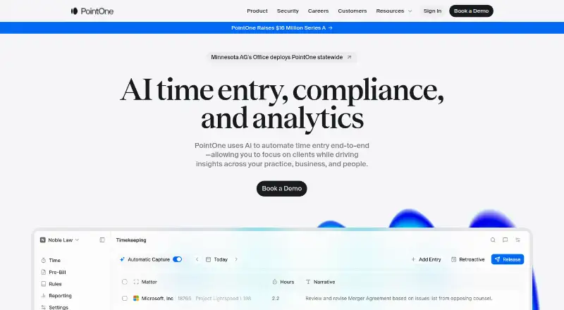 PointOne's own site