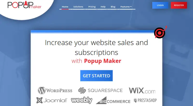 Popup Maker's own site