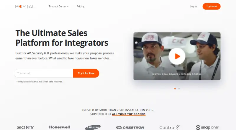 Portal's own site