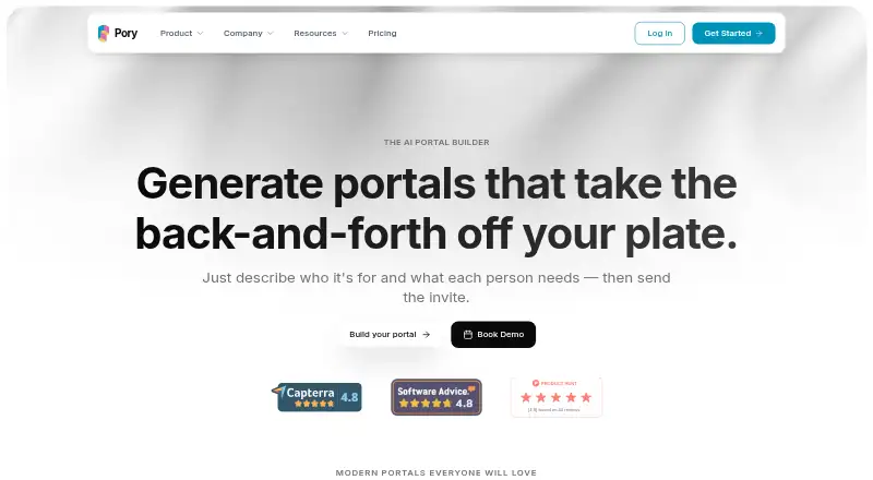 Pory's own site