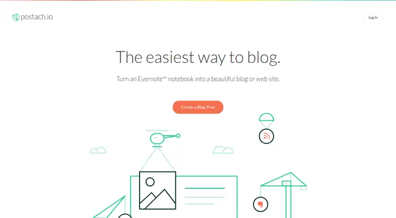Postach.io's own site