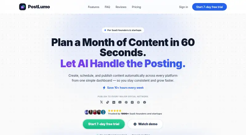 PostLumo's own site