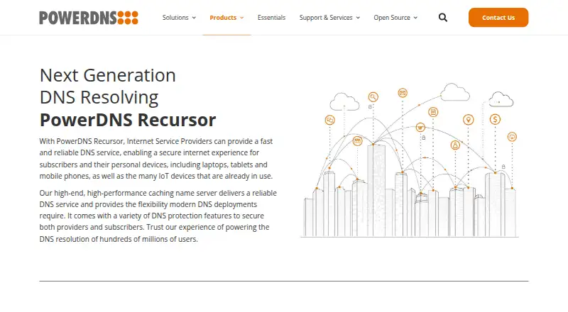 PowerDNS Recursor's own site