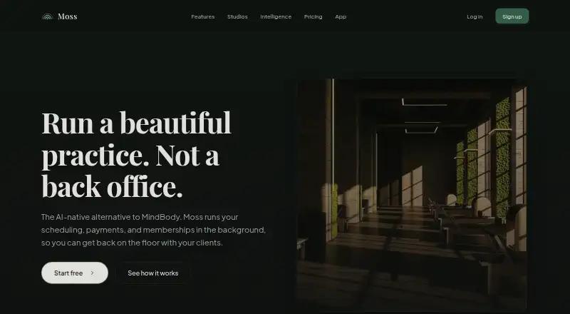 Moss's own site