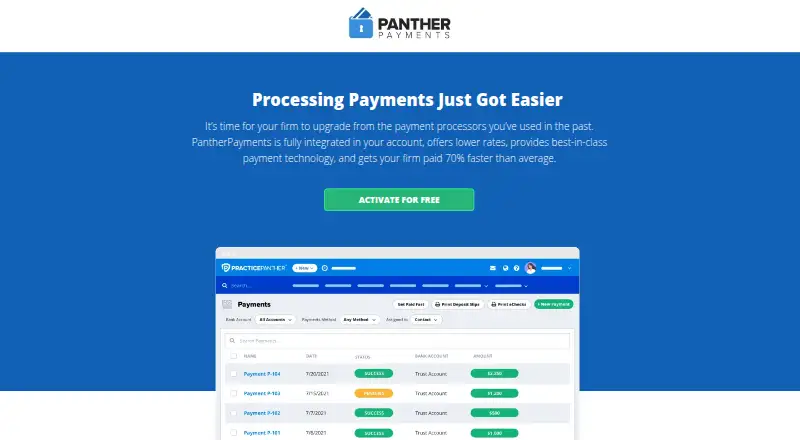 PantherPayments's own site