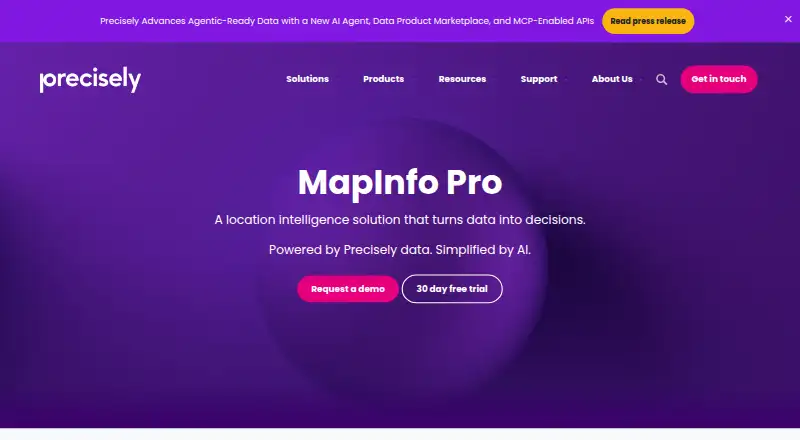 MapInfo Pro's own site