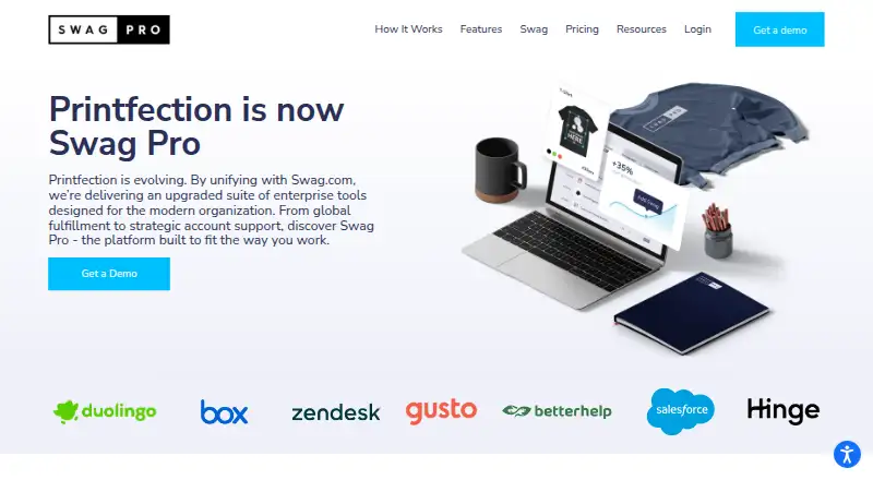 Printfection's own site