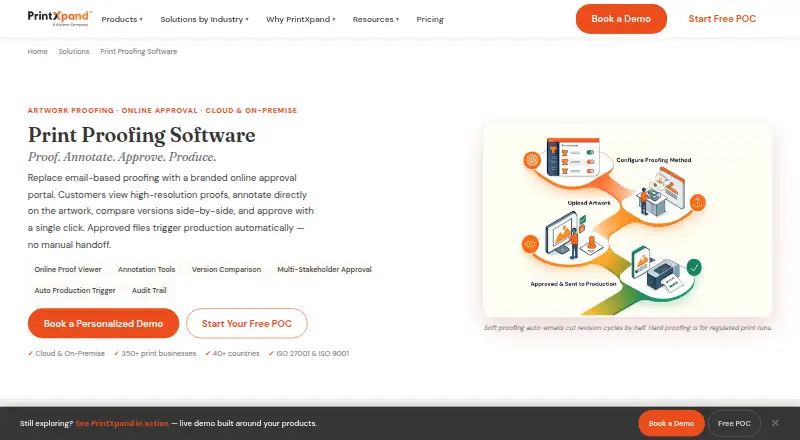 PrintXpand Print Proofing's own site