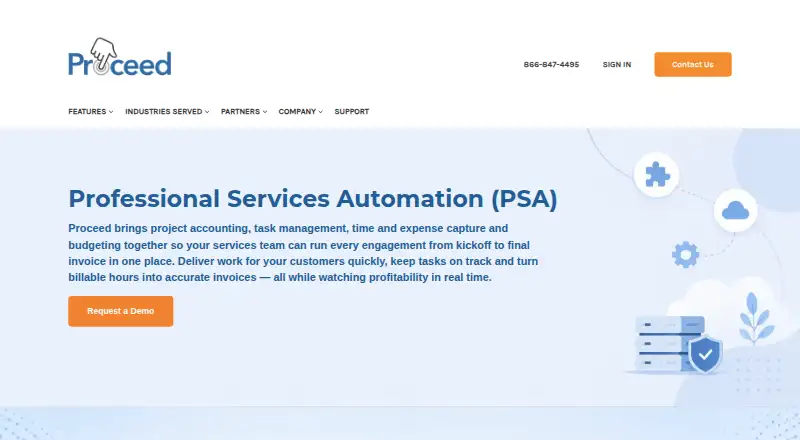 Proceed's own site