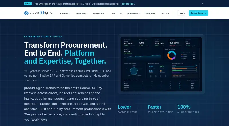 procurEngine's own site
