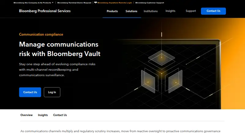 Bloomberg Vault's own site