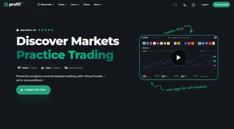 Profit.com's own site
