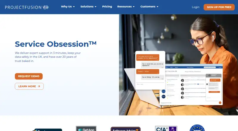 Projectfusion's own site