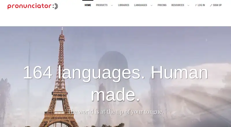 Pronunciator's own site