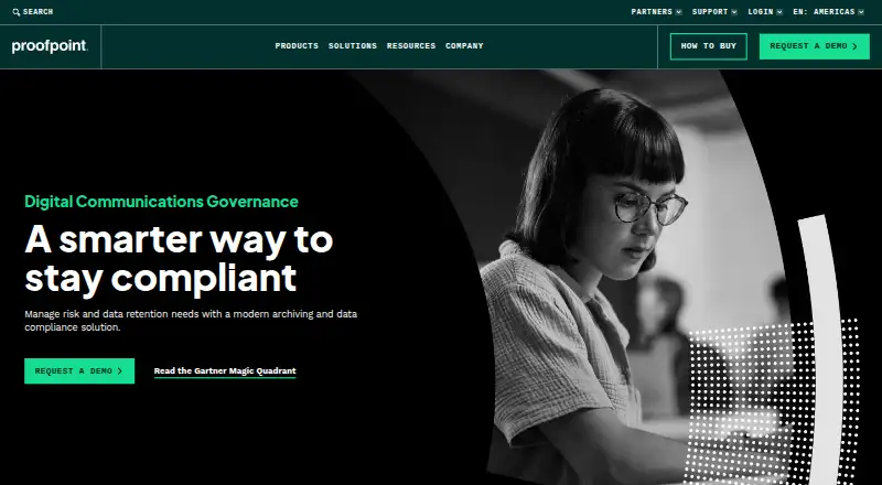 Proofpoint Digital Communications Governance's own site