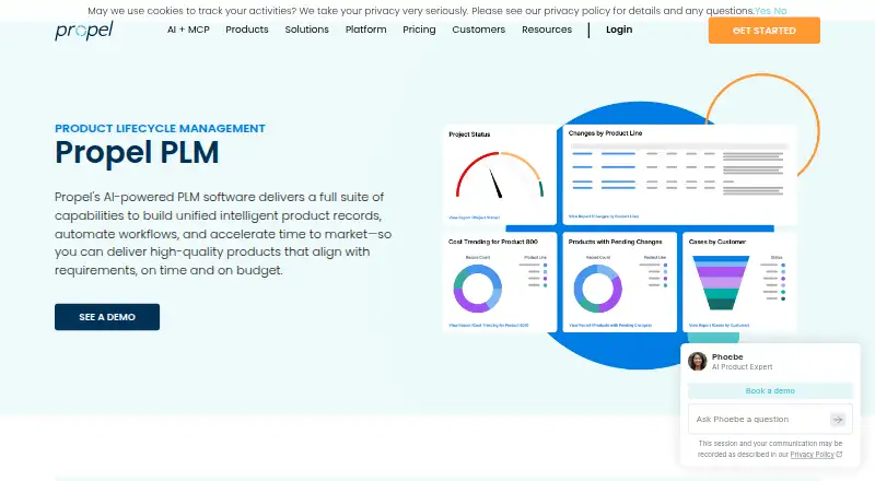 Propel PLM's own site