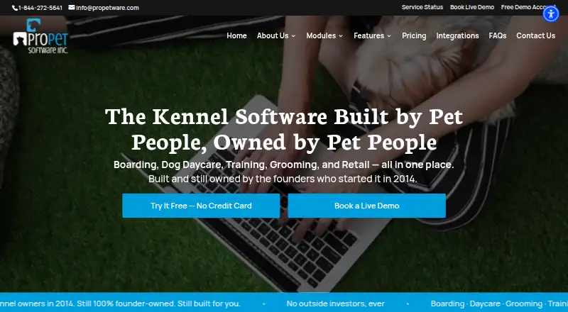 ProPet's own site