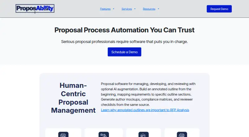 Proposability's own site