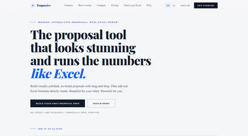 Proposolve's own site