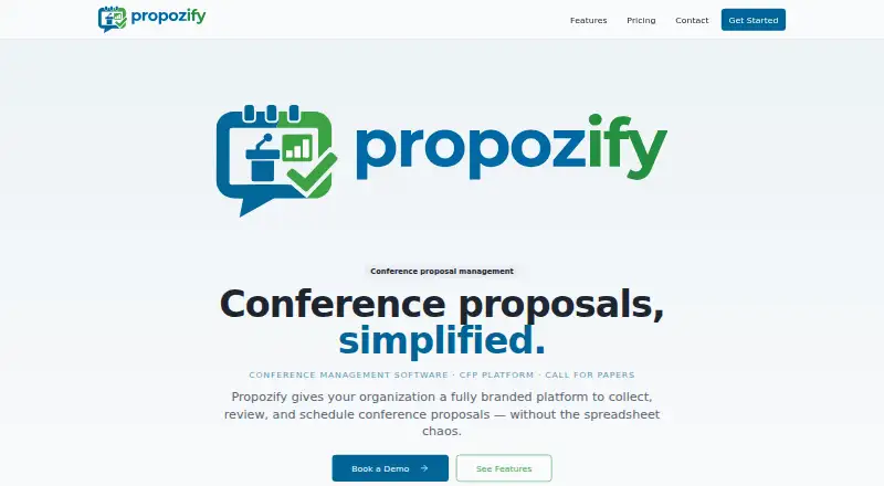 Propozify's own site