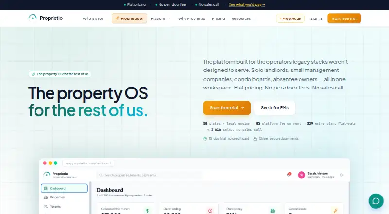 Proprietio's own site