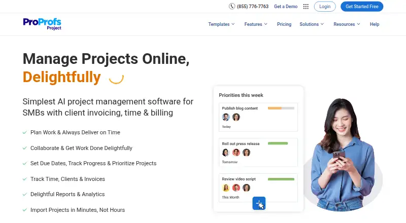 ProProfs Project's own site